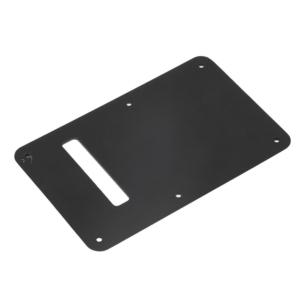 Guitar Back Plate Scratch Resistant Electric Guitar Tremolo Cavity Cover Backplate for ST SQ Black