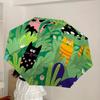 1pc Cat Garden Automatic Open/Close Umbrella, Formal Events - Ideal Gift for Family or Friends, Outdoor Accessory yy251211131
