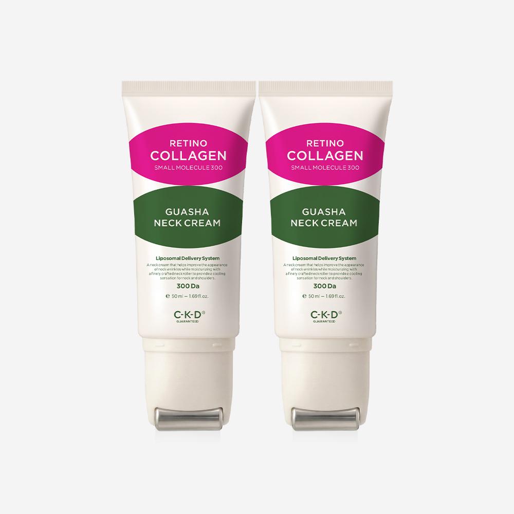 CKD Retino Collagen Low Molecular Weight 300 Gua Sha Neck Wrinkle Cream 50ml x 2