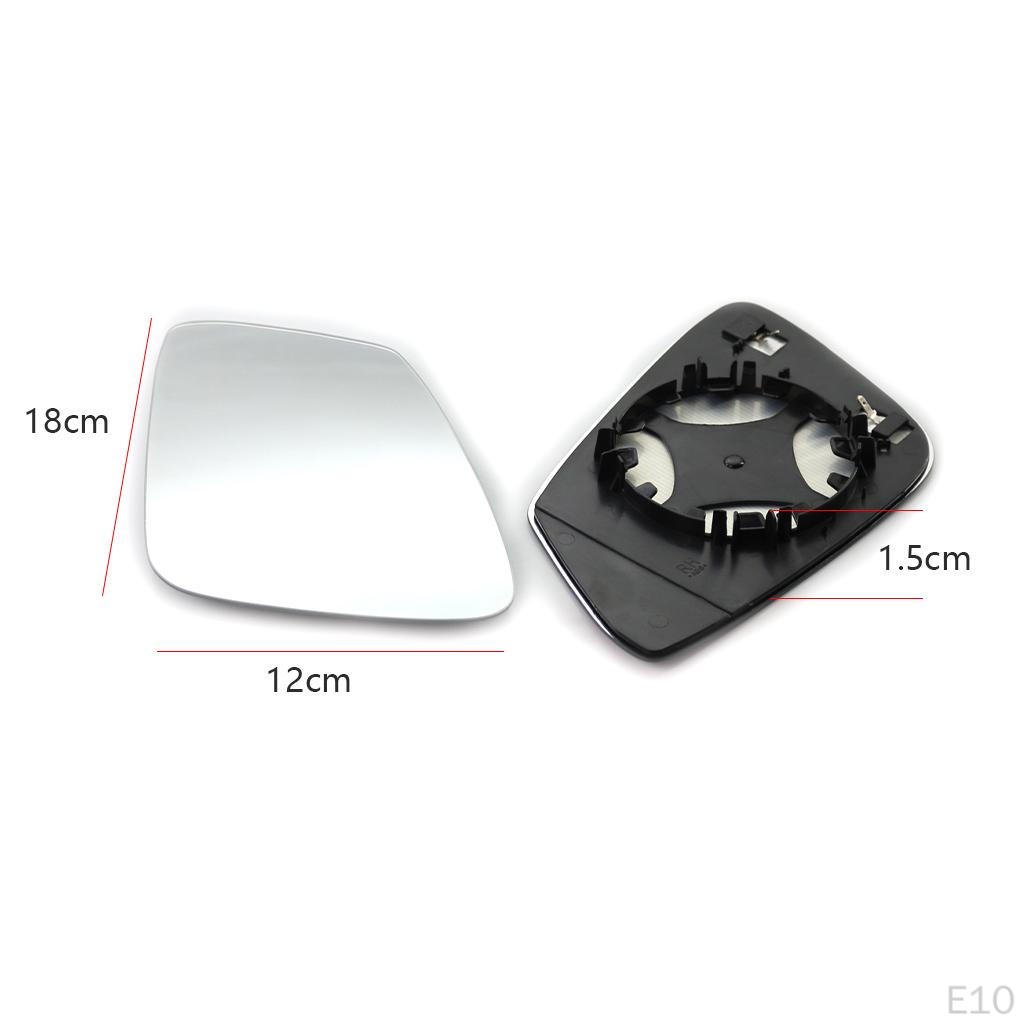 Mirror Glass Convex Heated Replacement for F48