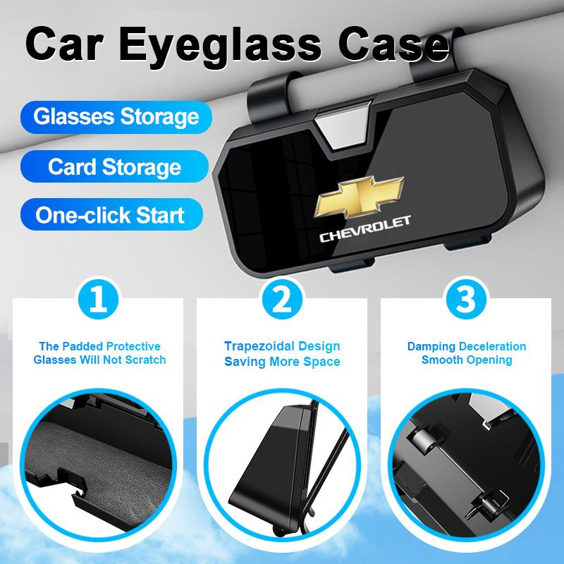 AABHO1 Auto Eyeglasses Storage Box Garage Hand Tools For Chevrolet Spark Silverado Trailblazer Cruze Captiva Lacetti Aveo
