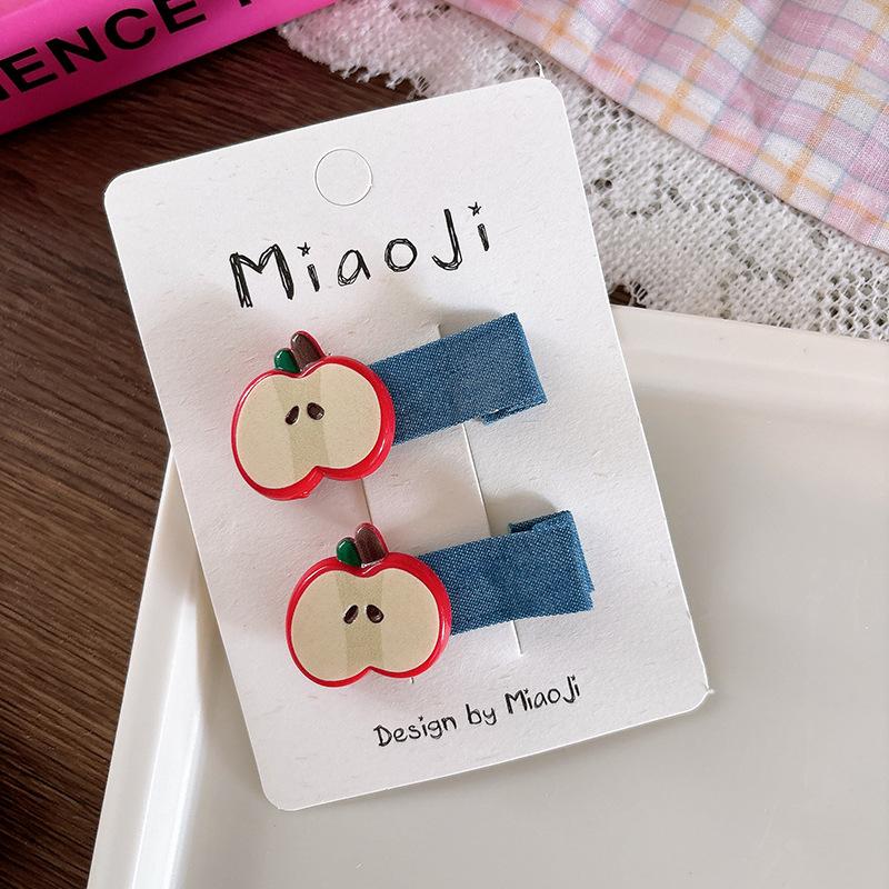 Fabric Bow Hair Clip Versatile Denim Hair Clip Children S Hair Clip Fashion For Party Children Gift XXS
