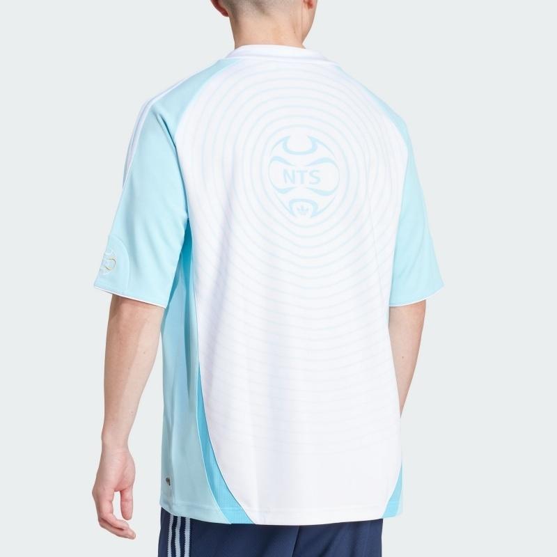 adidas X NTS Radio Jersey Asia Sizing 'Blue White' Men's JI5132