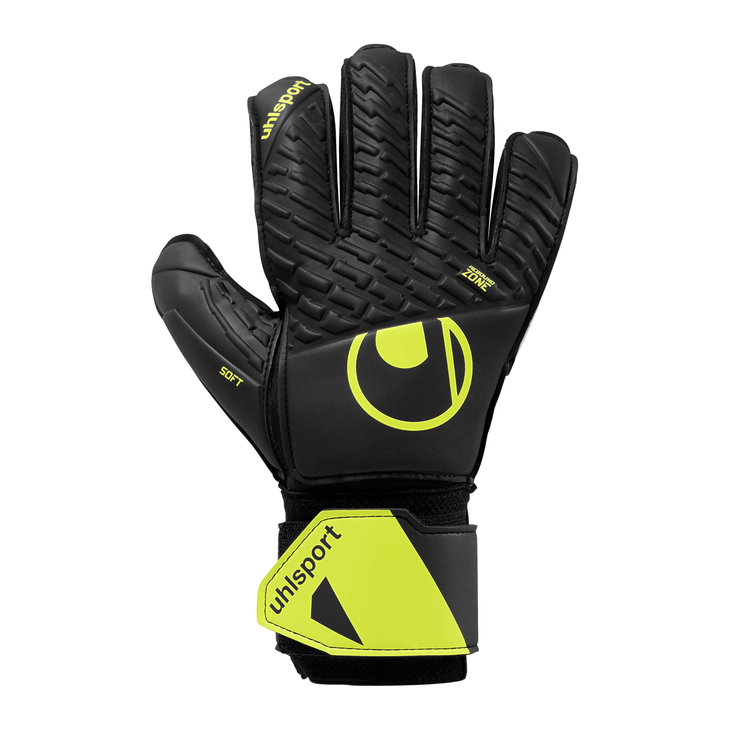 Uhlsport Fang Masine Soft Flexframe Junior Goalkeeper Size GK Goalkeeper Match High Gloves, 5, Gloves, Use, Grip, Soccer, 1011404-01-5