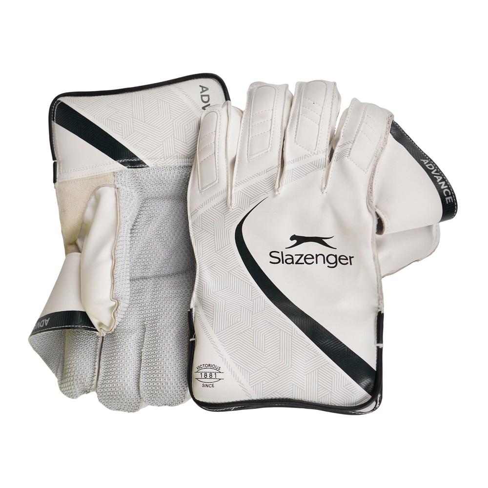 Slazenger Childrens/Kids Advance Leather Wicket Keeper Gloves
