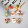 Christmas Santa Claus Bells Resin DIY Hair Clips & Refrigerator Magnets