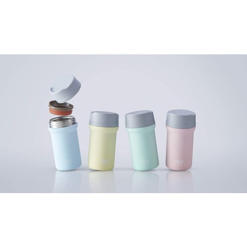 RW Reach Will Water Bottle (380ml / Pastel Blue) Stylish Mug Bottle (Hot/Cold Insulation/Vacuum Insulated)