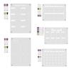 6 Markers Monthly Calendar Memo Clear Planning Note Board Premium Magnetic Fridge Calendar  School