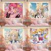 Sailor Moon Anime Wall Tapestry Aesthetic Room Decor For Teen Girls Bedroom Tapestry Living Room Tapestry Dorm Decoration