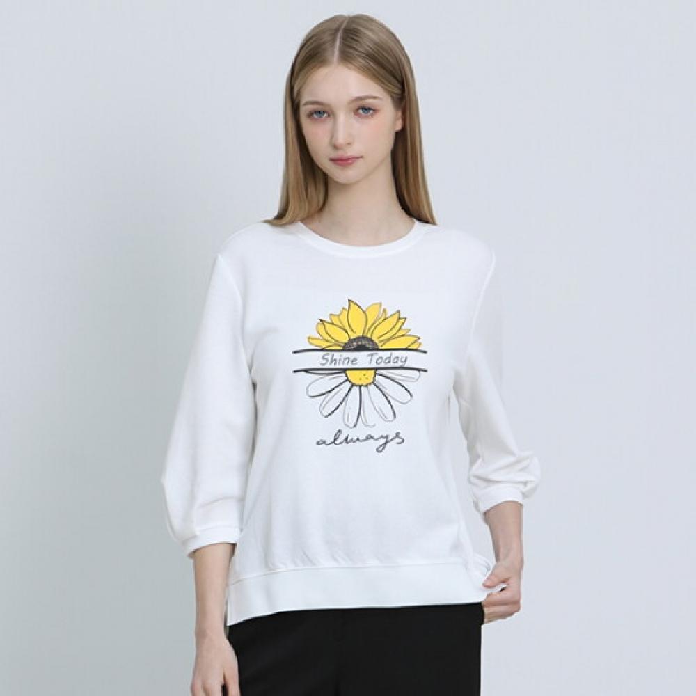 Cresson Sunflower ArT LeTTering T shirT