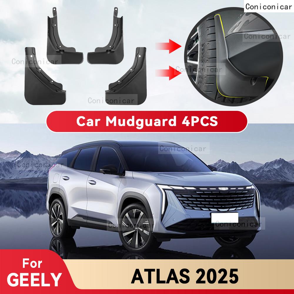 Dla GEELY ATLAS 2025 Błotniki Osłony Błotników Błotniki Błotniki Przednie Tylne Błotniki Stylizacja Osłona Samochodu Akcesoria