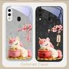 The auspicious unicorn For Samsung A20 30 22 23 24 25 26 31 32 A33 34 35 42 50 51 52 53 54 55 56 70 71 72 73 glass phone case