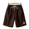 Men'S Straight Work Pants Fashionable And Casual Drawstring Shorts