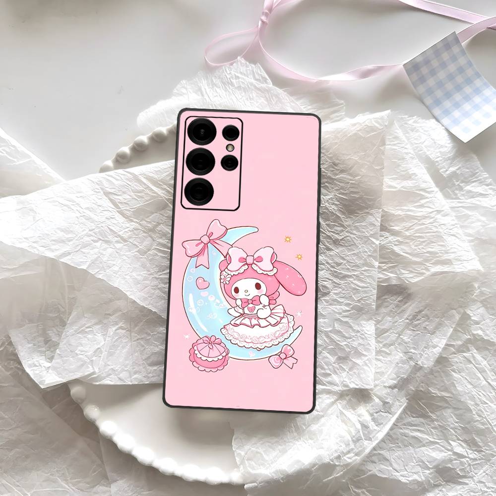 Cute M-My M-Melodys Phone Case For Samsung S 24 Fe 25 Ultra Plus 20 Lite 21 30 22 23 24 22 Ultra 5G Fundas