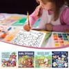 Stress Relief Coloring Book Girl Moments Paperback Montessori Drawing Toy  for Adults And Teens