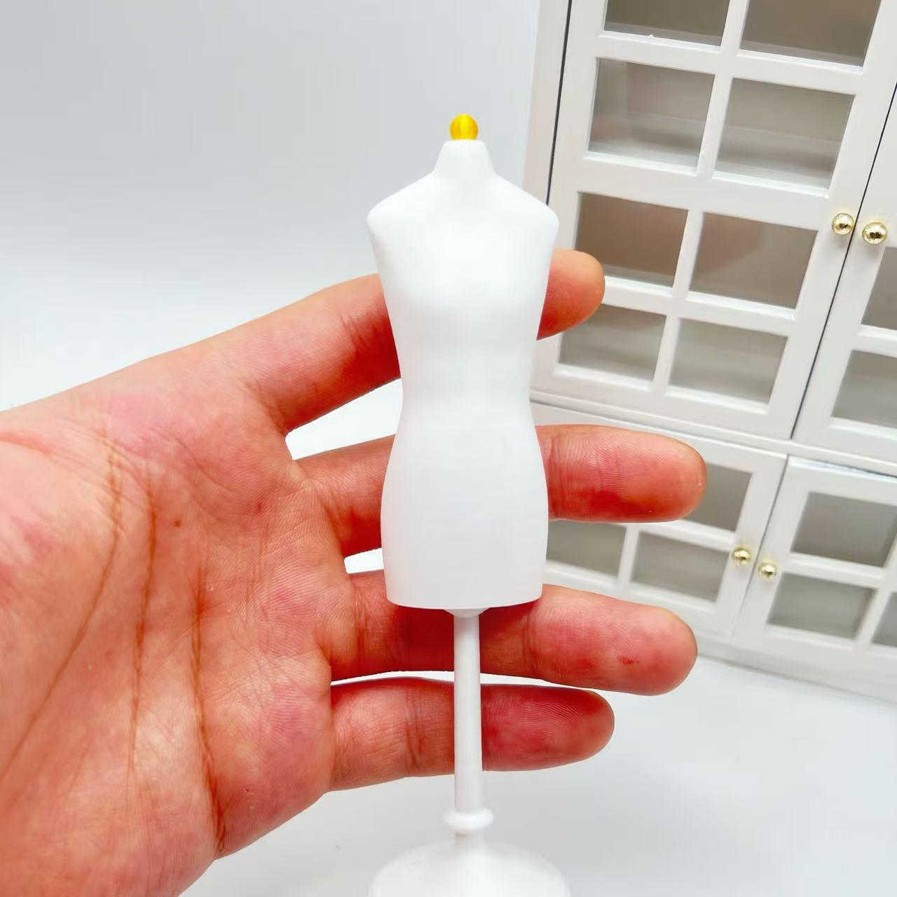 12-Minute Mini Ornament Display Stand for BJD DIY Dollhouse Accessories белый