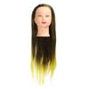Gradient Wig Hair Mannequin Head Hairdressing Styling Training Braiding Doll Head with Hair Pin