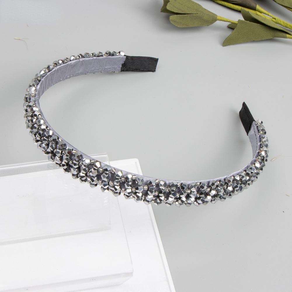 

Полные бриллиантовые аксессуары для волос ободок с кристаллами ободок модный барочный ободок со стразами свадебный головной убор 1.5cm