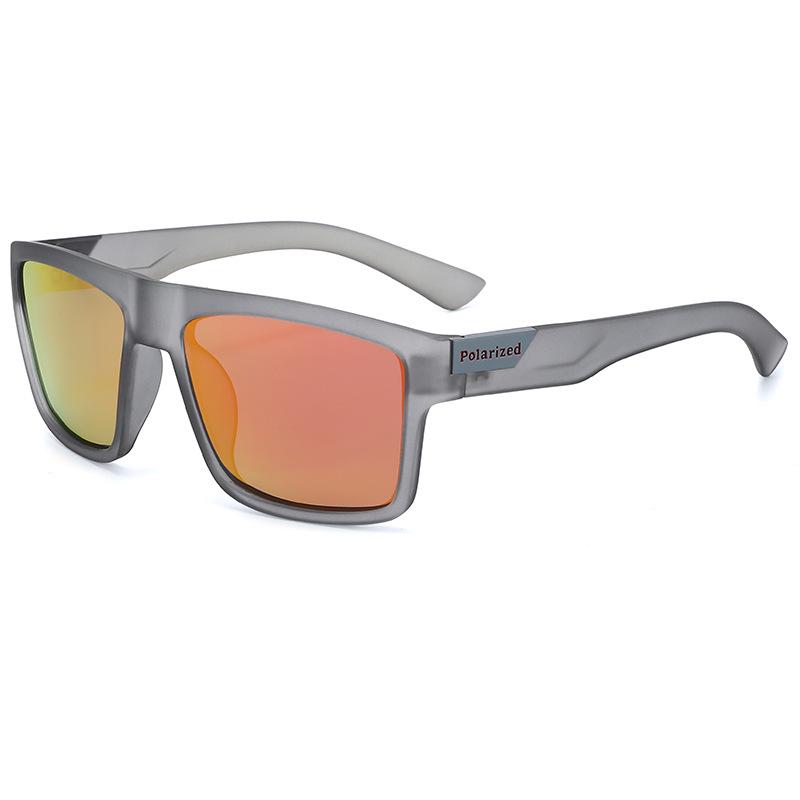 Men's Large Frame UV Protection Cycling and Driving Photochromic Polarized Sunglasses