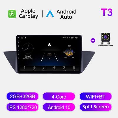 Car Radio Android Auto Carplay For BMW X1 E84 2009-2012 Multimedia Player Head Unit Stereo GPS Navigation BT WIFI 2+32GB
