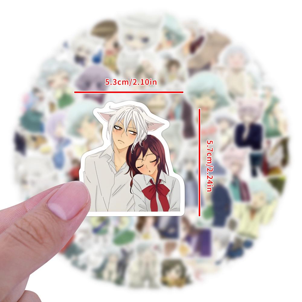 60 Sheets Kamisama Kiss Anime Cute Waterproof Graffiti Stickers for Suitcases and Water Cups
