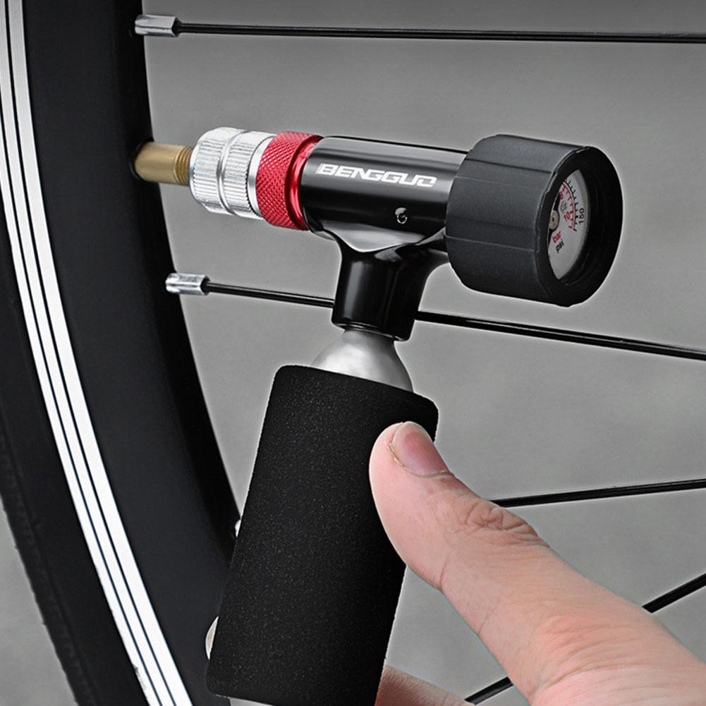 Air Pump Inflator Adapter Lightweight Bike Inflator Head Reusable Bike Inflation Valves Head for Bicycle Repairment Accessories