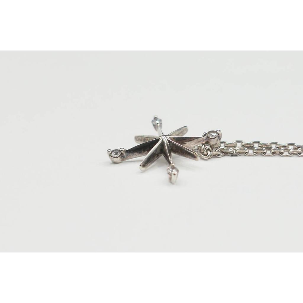 Used Beautiful item star jewelry star shaped necklace zirconia pendant