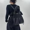 Y2K Mesh Spice Girl Handbag Large Capacity Multi-Pocket Retro Multi-Function Messenger Backpack