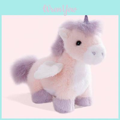 Adorable Poupée Licorne Pégase en Peluche Animal en Peluche Doux Cadeau d'Anniversaire pour Filles
