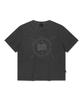 BROWNBREATH Stamp Tag Pigment Tee - Charcoal