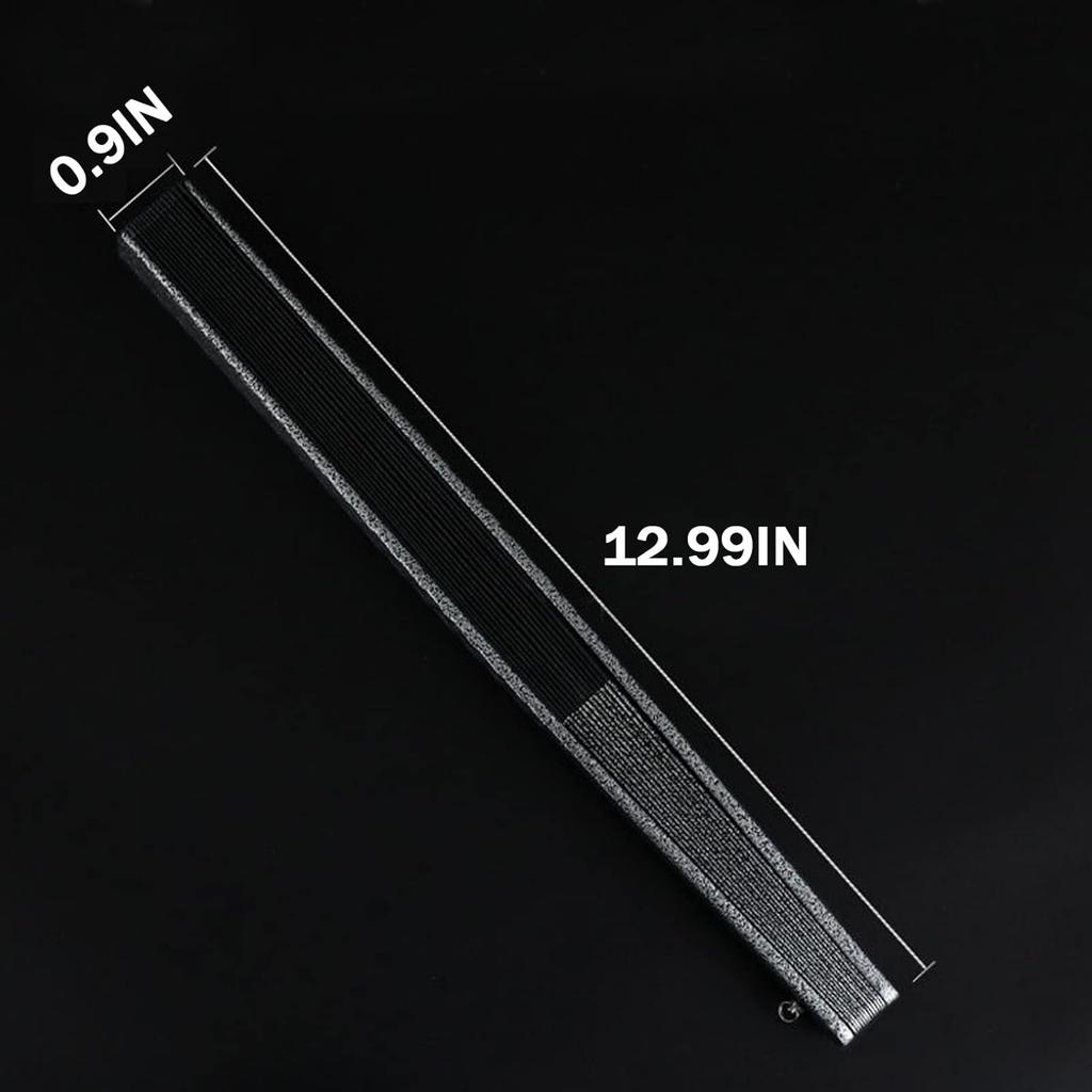 Klassischer Stil 10 Zoll Selbstverteidigung Metall Faltfächer Männlicher Seidenstoff Fächer Wolframstahllegierung Fächer Kung Fu Handfächer Für Performance, Tanz,