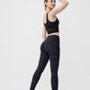 Lulu U-Back Sports Tank & 9-Point Yoga Pants Set with Bare-Feel Push-Up Bra for Women's Fitness