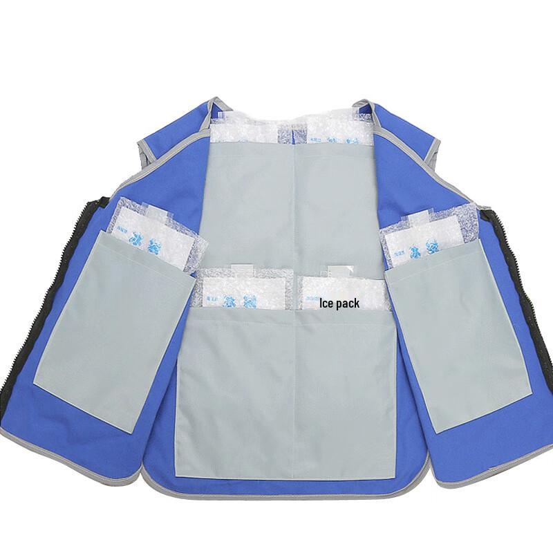 Gilet Refrigerante con Borsa del Ghiaccio per Lavoro ad Alta Temperatura