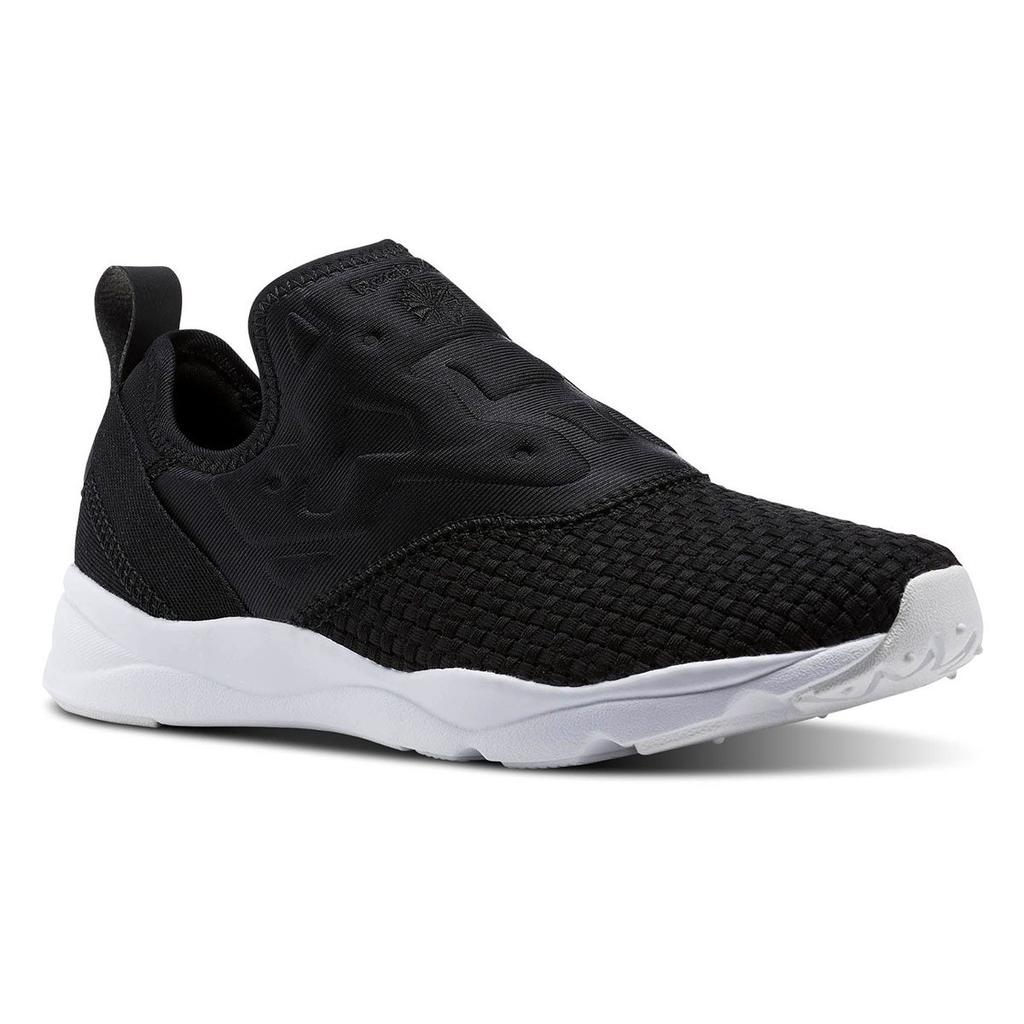 Reebok Furylite Slip On Woven 'Black' Women's CM9809