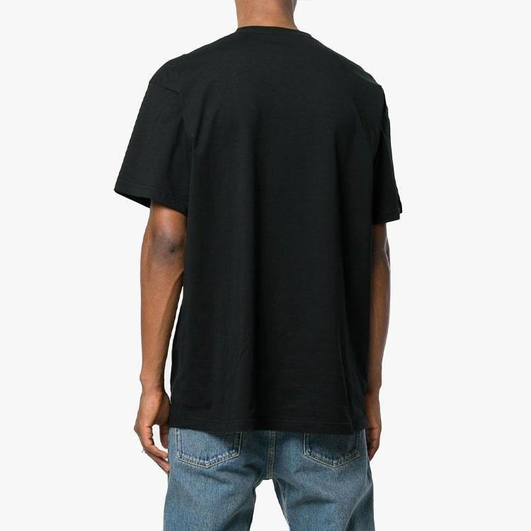 Balenciaga Small Logo Print Regular Fit Cotton T Shirt Men's 556150TYK281000