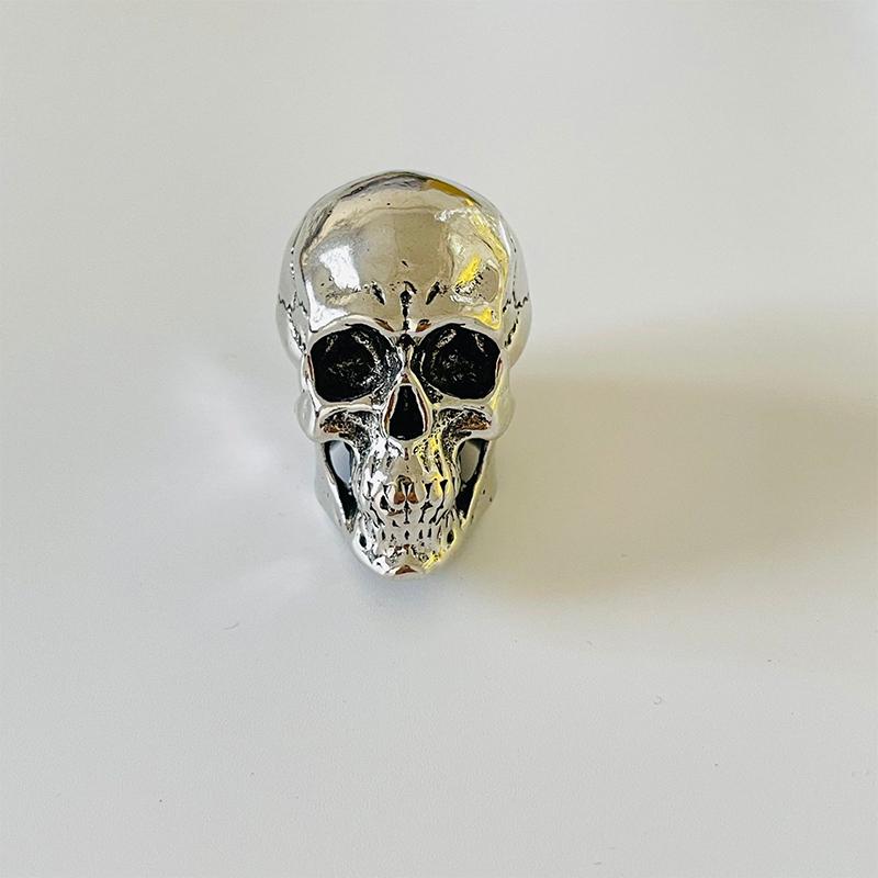 Metal Kafatası Başlıklı Anahtar Aksesuarı Motosiklet İçin Evrensel Modifiye Anahtar Kılıfı Çoğu Anahtar İçin