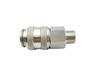 G1/8 BSP Mini Rectus 21 Series Pneumatic Fitting  304 Stainless Steel Fittings Withstand -30℃ to 200℃ extreme Temperatures
