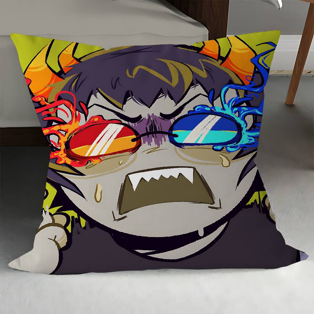 H-Homestuck Anime Games 45*45cm Cushion Cover Pillow Cover Decor Pillowcase Home Pillowcase For Couch Pillow