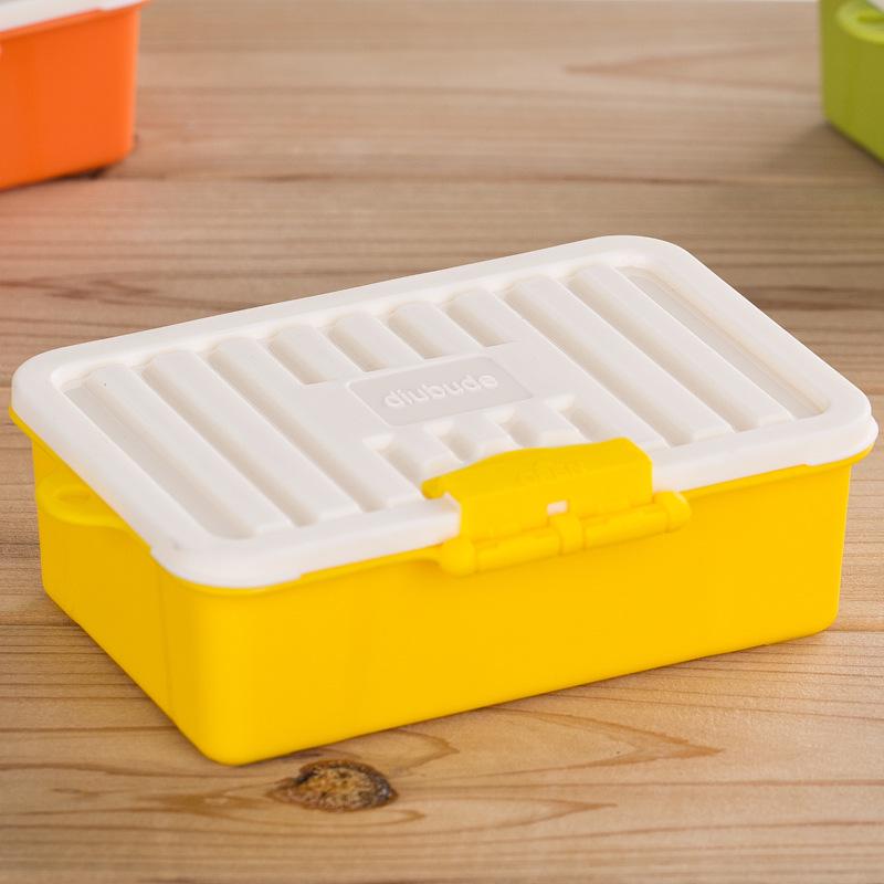 Flip-Top Candy-Colored Storage Box for Loose Change, Jewelry, Cards, and Rubber Bands