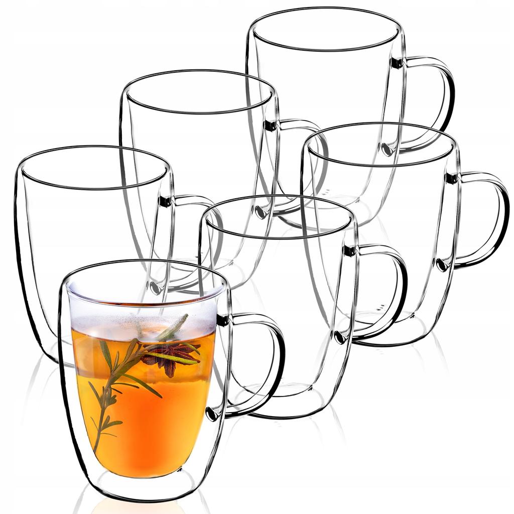 KADAX Szklanki Termiczne Z Podwójną Ścianką 270 ml 