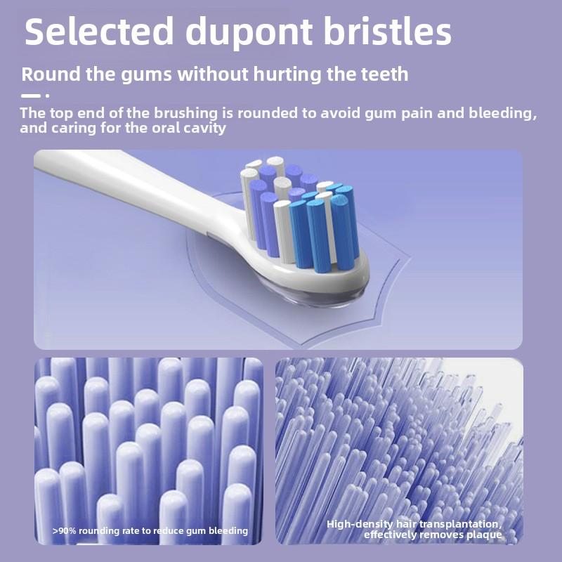 Adapt To Usmile Electric Toothbrush Head Replacement Head Tpe Rubber Nylon Brush Silk Candy Bag Independent Brush Head