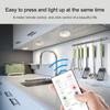 30LM LED Closet Light 16 Colors Stick On Closet Light with Dimmer and Timmer Remote Control Great for Closet Bedroom Kitchen