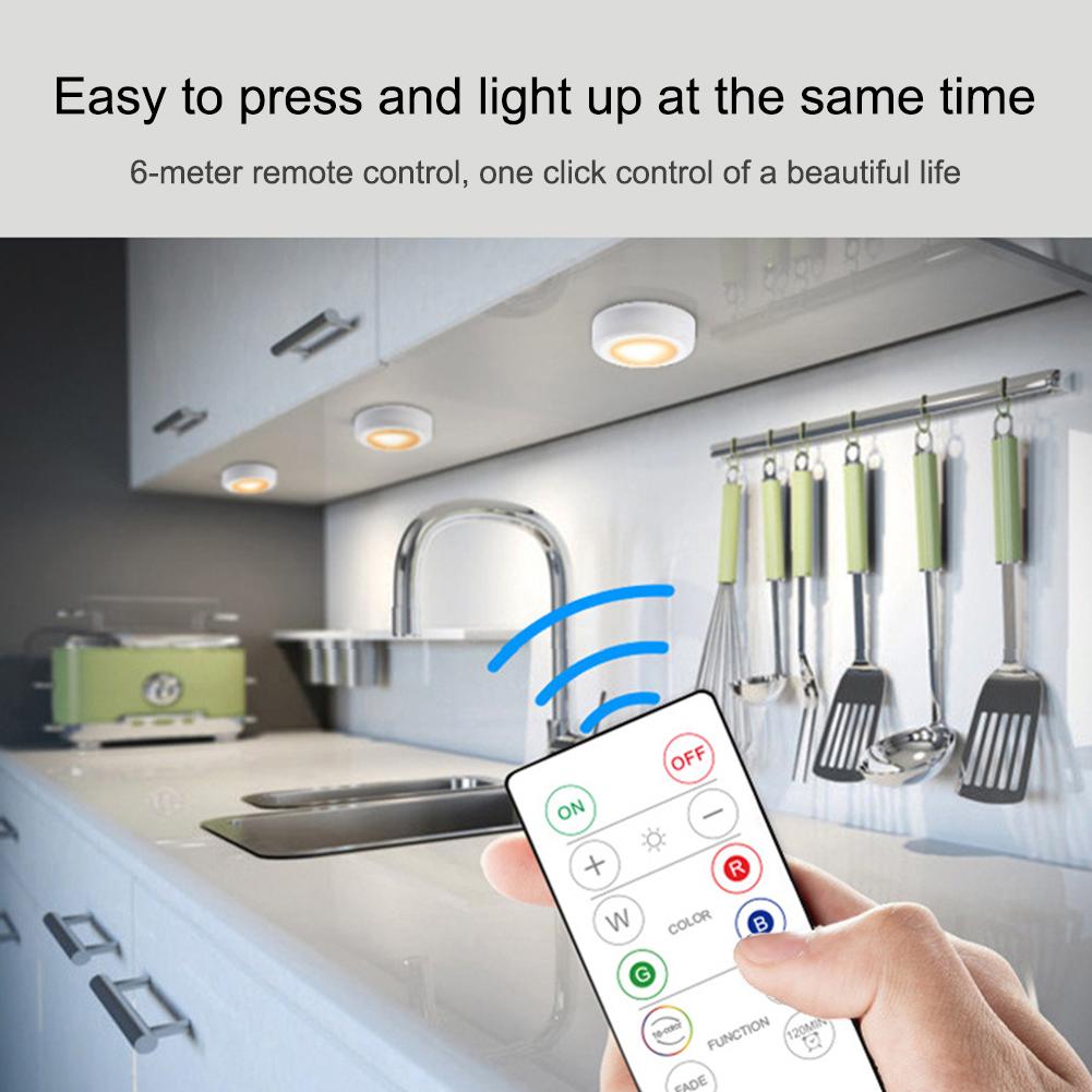 30LM LED Closet Light 16 Colors Stick On Closet Light with Dimmer and Timmer Remote Control Great for Closet Bedroom Kitchen