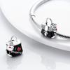Real Copper Cool Black Series Charm Fit Original Pandora Bracelet Bangle Diy Jewelry Making Gift