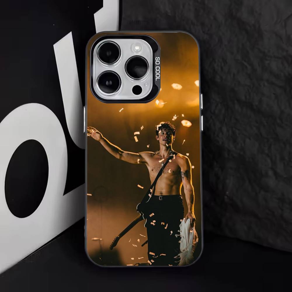 

Singer Shawn Mendes Phone Case For iPhone 16,15,14,13,12,11,8,7,Pro,Max,Plus,Mini,XS,SE Anti Fall Black Matte Hard iphone15plus