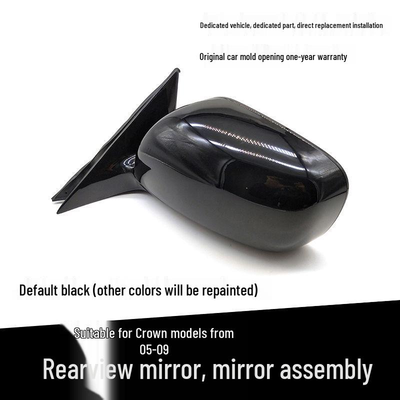 

05-10 Crown 12-Wire Rear-View Mirror Assembly for Reverse and Reflective Functions Driver Side Without Ground Light
