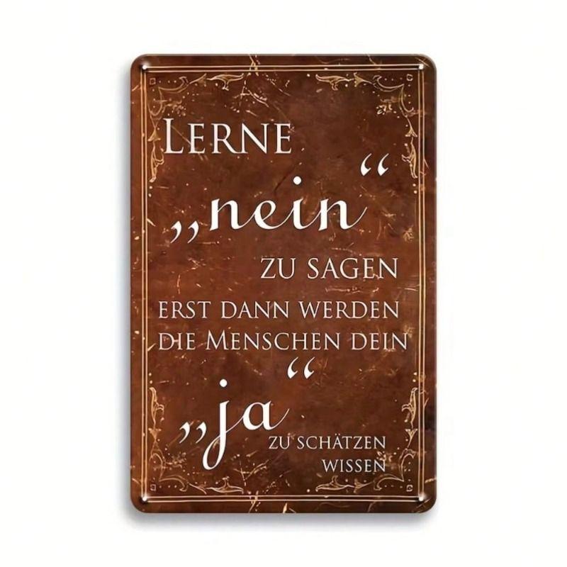 Metal Wall Art Decor Sign 20x30cm Hanging Plaque