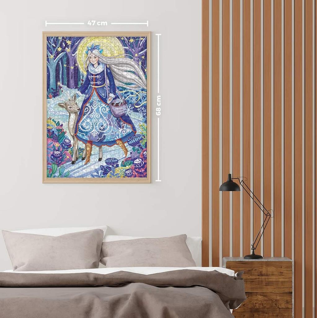 1000-piece jigsaw puzzle by D-Toys, 77448 Groos Zselyke: Freya, 47 x 68 cm