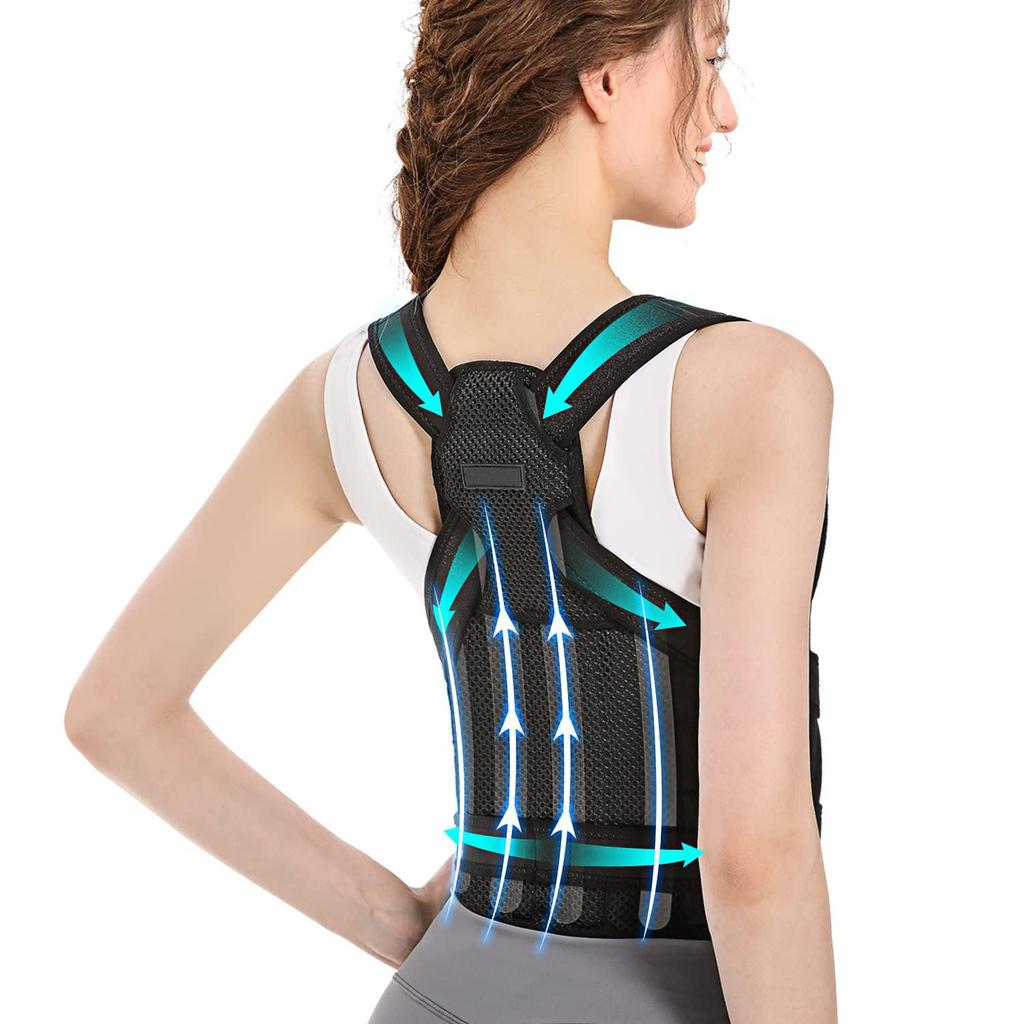 Unisex Posture Corrector: Anti-Hunchback Shoulder and Back Support Belt for Adults