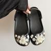 Camellia Handmade Beaded Shoe Charms & Buckles for Crocs and Ballet Flats - Elegant DIY Accessories.